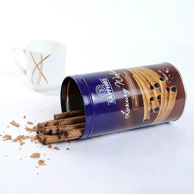 Luxury Wafer Rolls Chocolate, 300 g