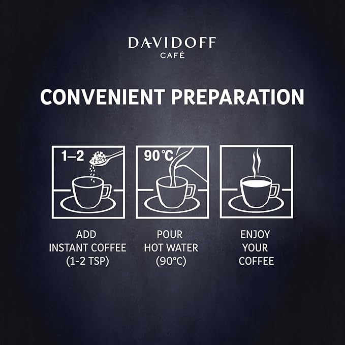 Davidoff | Origins Brazil Flavour Instant Coffee 100 G, Granule, Glass Bottle..