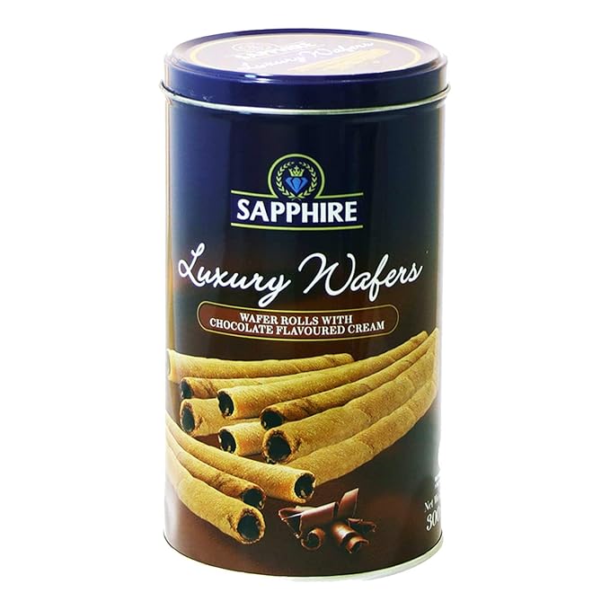 Luxury Wafer Rolls Chocolate, 300 g