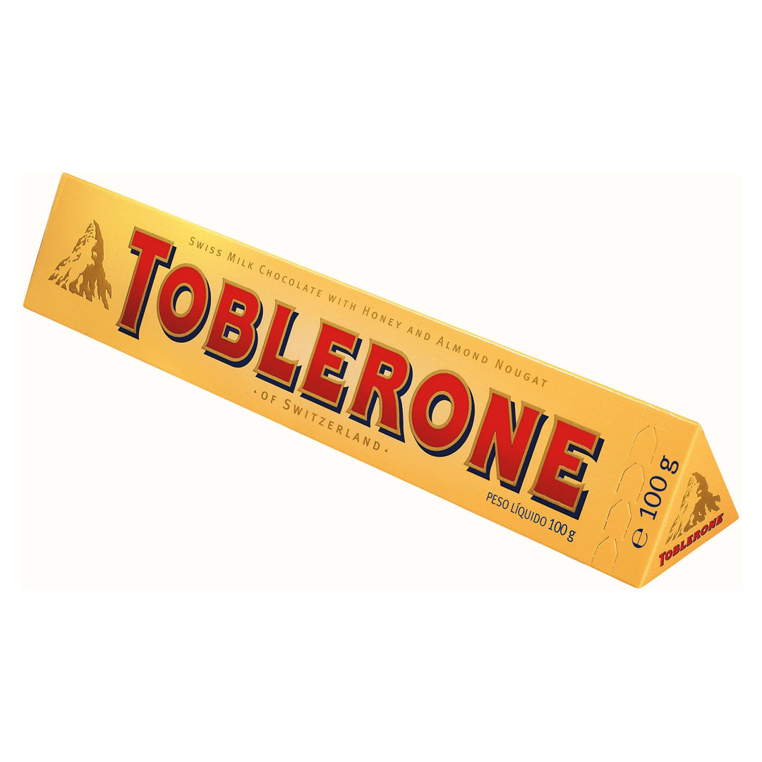 Toblerone Milk Chocolate with Honey & Almond Nougat 100g