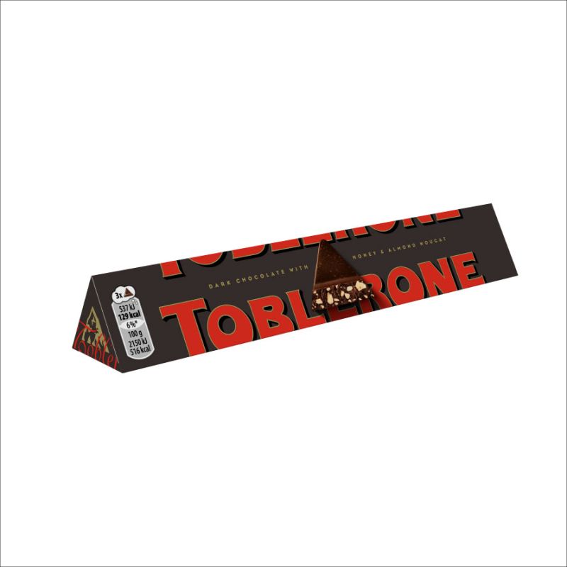 Toblerone Dark Chocolate with Honey & Almond Nougat 100g