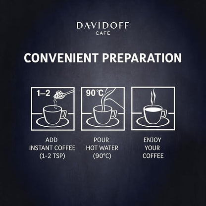 Davidoff | Origins Brazil Flavour Instant Coffee 100 G, Granule, Glass Bottle..
