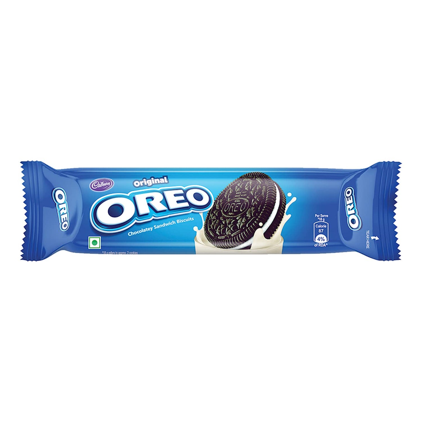 Cadbury Oreo Vanilla Flavour Cookie Sandwich Cream Biscuit (113.75g / 120g grammage May Vary)
