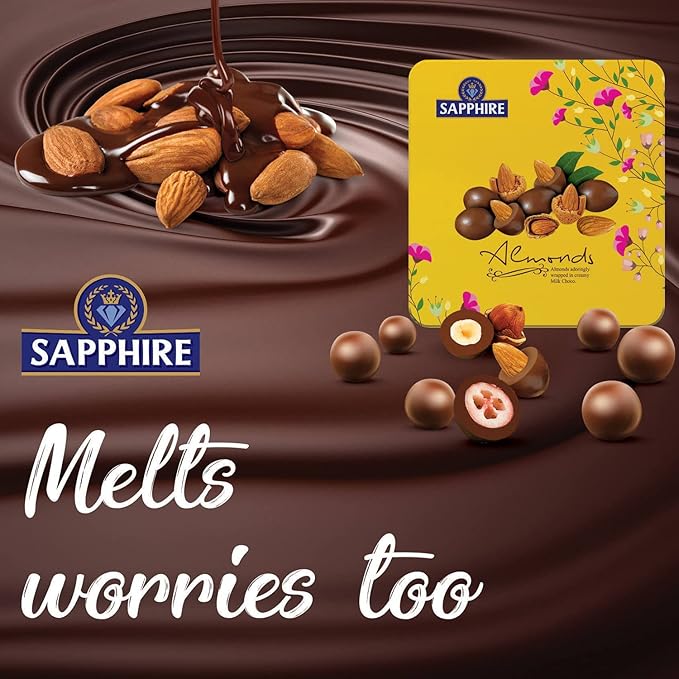 Chocolate Coated Nuts, Almond, 200g