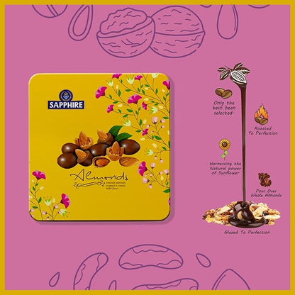 Chocolate Coated Nuts, Almond, 200g