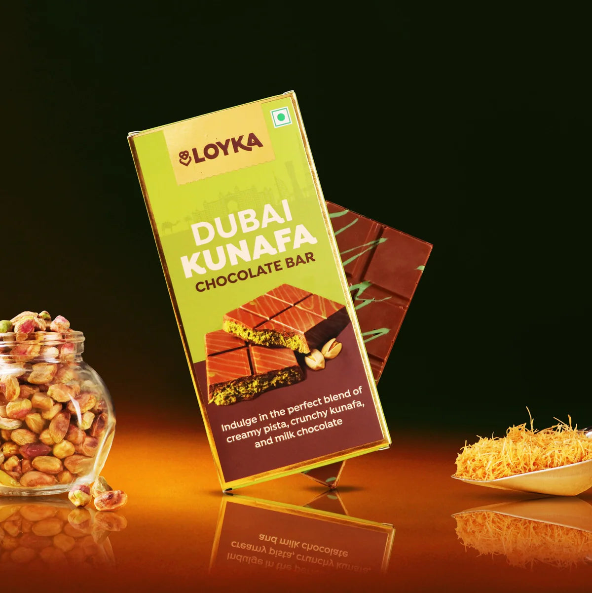 LOYKA DUBAI KUNAFA CHOCOLATE BAR